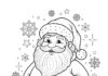 Santa Claus Color Image Coloring Page