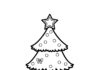Christmas Tree Coloring Page for Preschoolers