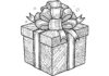 Gift Coloring Page
