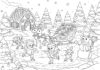 Christmas Vacation Coloring Page