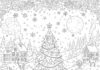 Christmas Winter Coloring Page