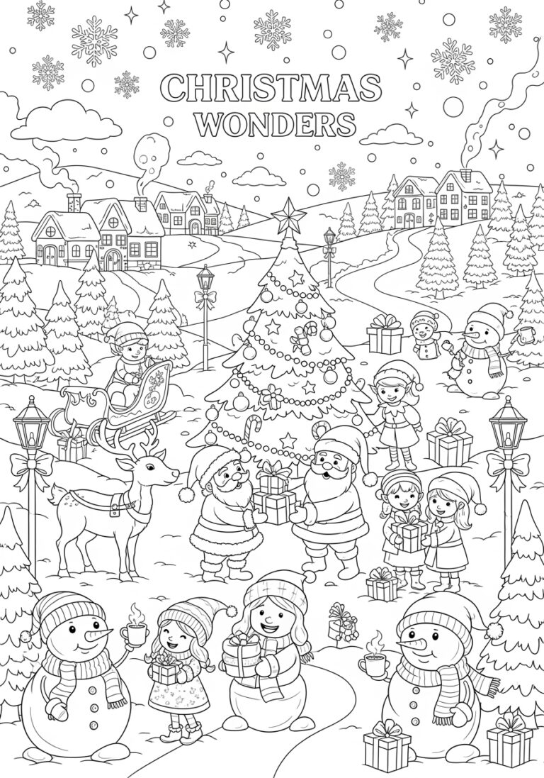 Christmas Colouring Print Out Christmas Colouring Print Out