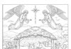 Catholic Christmas Coloring Page