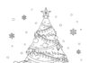 Dora Christmas Coloring Page