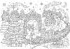 Giant Christmas Coloring Page