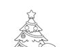 Christmas Coloring Page for 4 Year Olds