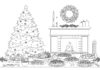 Yule Coloring Page