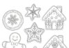 Gingerbread Cookie Coloring Page