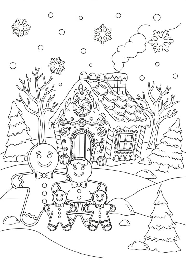 66 Gingerbread Coloring Pages - (Free Printable PDFs)