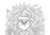 Grinch Coloring Page for Adults