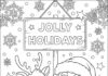 Rudolph Reindeer Coloring Page