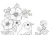 Beautiful Bird Coloring Page