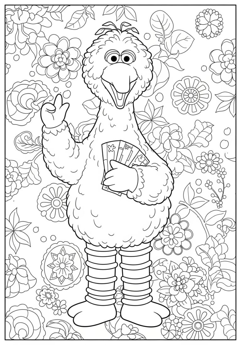 Big Bird Coloring Page
