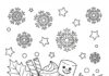 Christmas and Thanksgiving Coloring Page