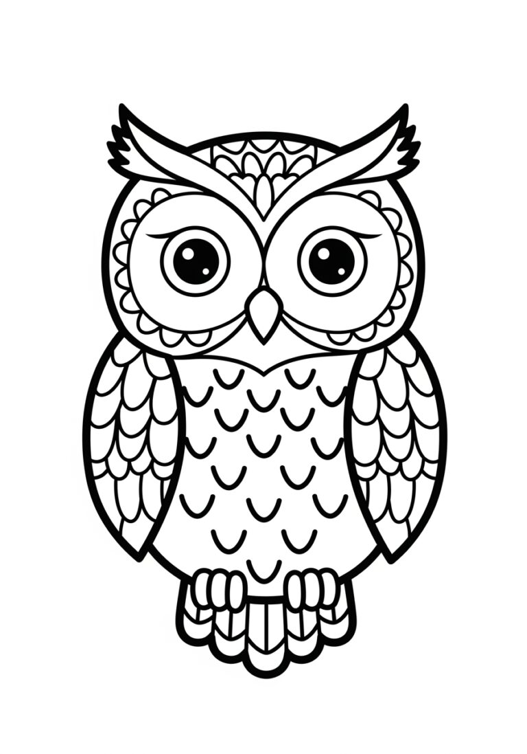 Colouring in Owl