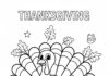 Downloadable Thanksgiving Coloring Page