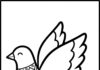Easter Dove Coloring Page