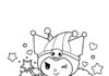 Easy Kuromi Coloring Page for Kids