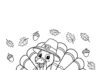 Fun Turkey Coloring Page