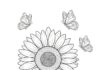 Large Sunflower Coloring Page