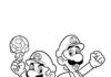 Mario and Luigi Printable Image Coloring Page