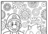 Mario and Sonic Coloring Page