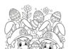 Mario Easter Coloring Page