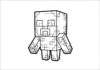Minecraft Phantom Coloring Page