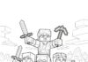 Minecraft Story Mode Coloring Page