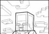 Minecraft Villager Coloring Page