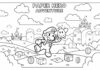 Paper Mario Coloring Page