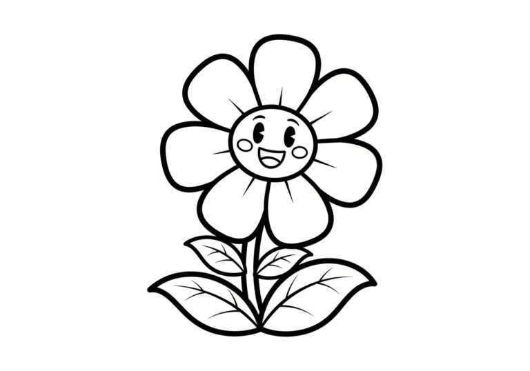 Poppy Playtime Daisy Coloring Page