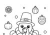 Preschool Coloring Page Thanksgiving