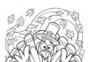 Silly Turkey Coloring Page