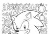 Sonic Thanksgiving Coloring Page