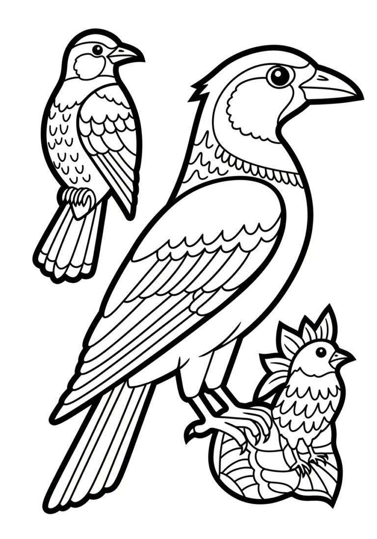 State Bird Coloring Page