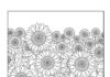 Sunflower Field Coloring Page