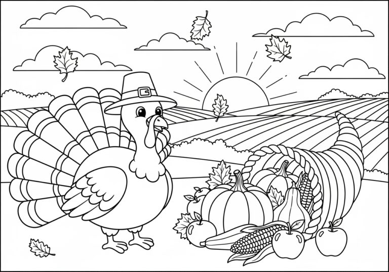 Super Coloring Thanksgiving