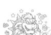 Super Mario Bowser Coloring Page
