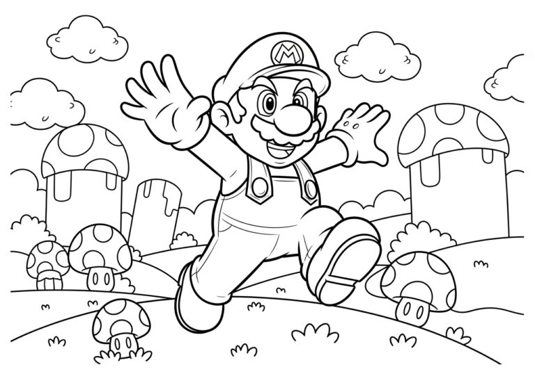 Super Mario Bros Printable Image