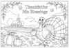 Thanksgiving Church Coloring Page