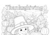 Thanksgiving Color Sheet for Adults