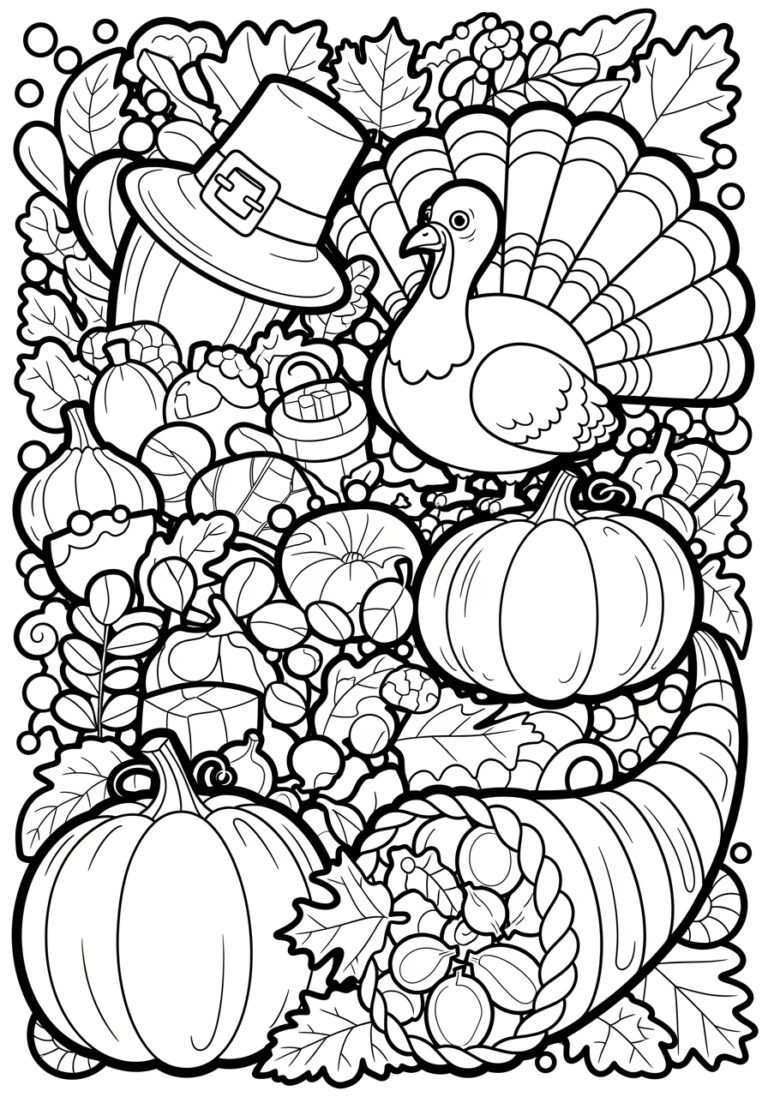 Thanksgiving Coloring Packet