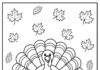 Thanksgiving Coloring Page for Elementary Students