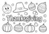 Thanksgiving Picture Coloring Page
