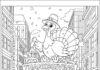 Thanksgiving Parade Coloring Page