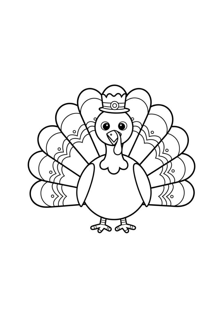 Turkey Coloring Craft