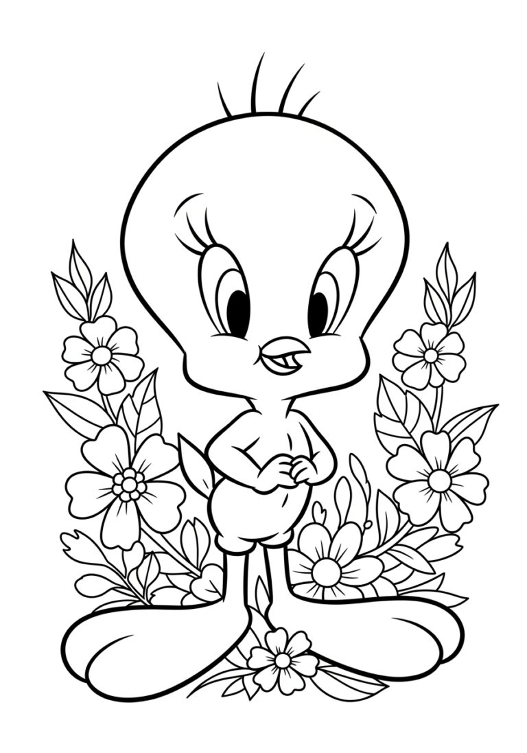Tweety Bird Picture to Color