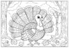 Turkey Coloring Page