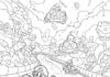 Mario Kart Character Coloring Page